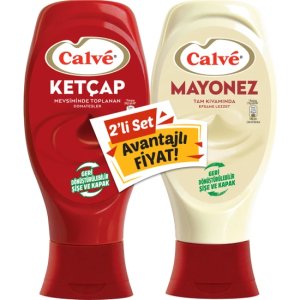 Calve Sos Ketçap + Mayonez 2'Li Set 750 gr