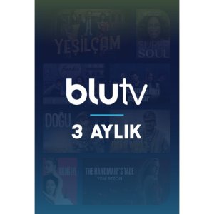BluTV 3 Aylık Dijital Abonelik Kodu / E-pin